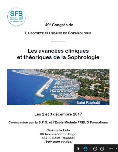 Congrès 2017 - SFS - Société Française de Sophrologie