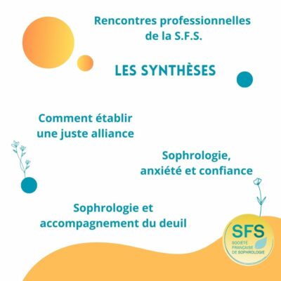 Synthèses JPro 2024 - SFS - Société Française de Sophrologie